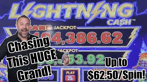 High Stakes - Lightning Cash - Up to $62.50/Spin - Foxwoods Resort & Casino!