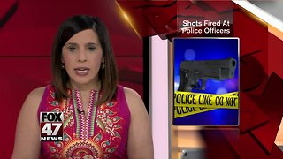 Man in custody after firing at officers