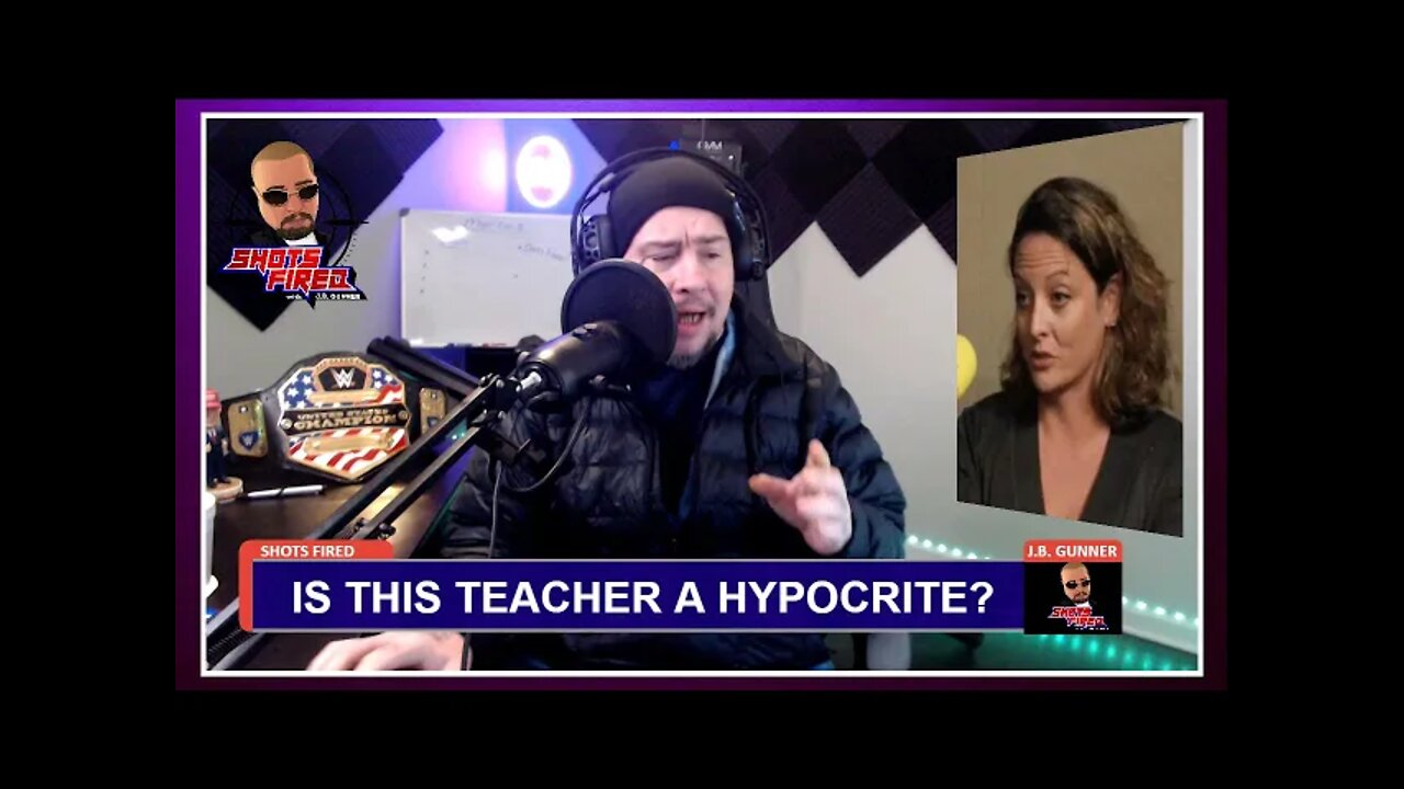 ANTI MANDATE TEACHER WAS POKED THE ENTIRE TIME, BUT WAS SHE A HYPOCRITE?