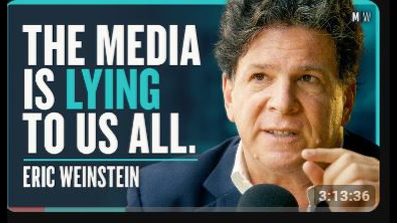 Eric Weinstein - Why Can No One Agree On The Truth Anymore? (4K)