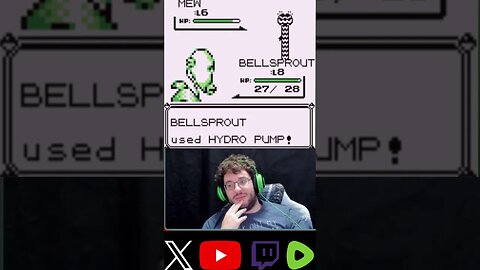 First trainer has a mew. What!#twitch #gaming #pokemon #legendary #randomizer #red#letsplay#streamer