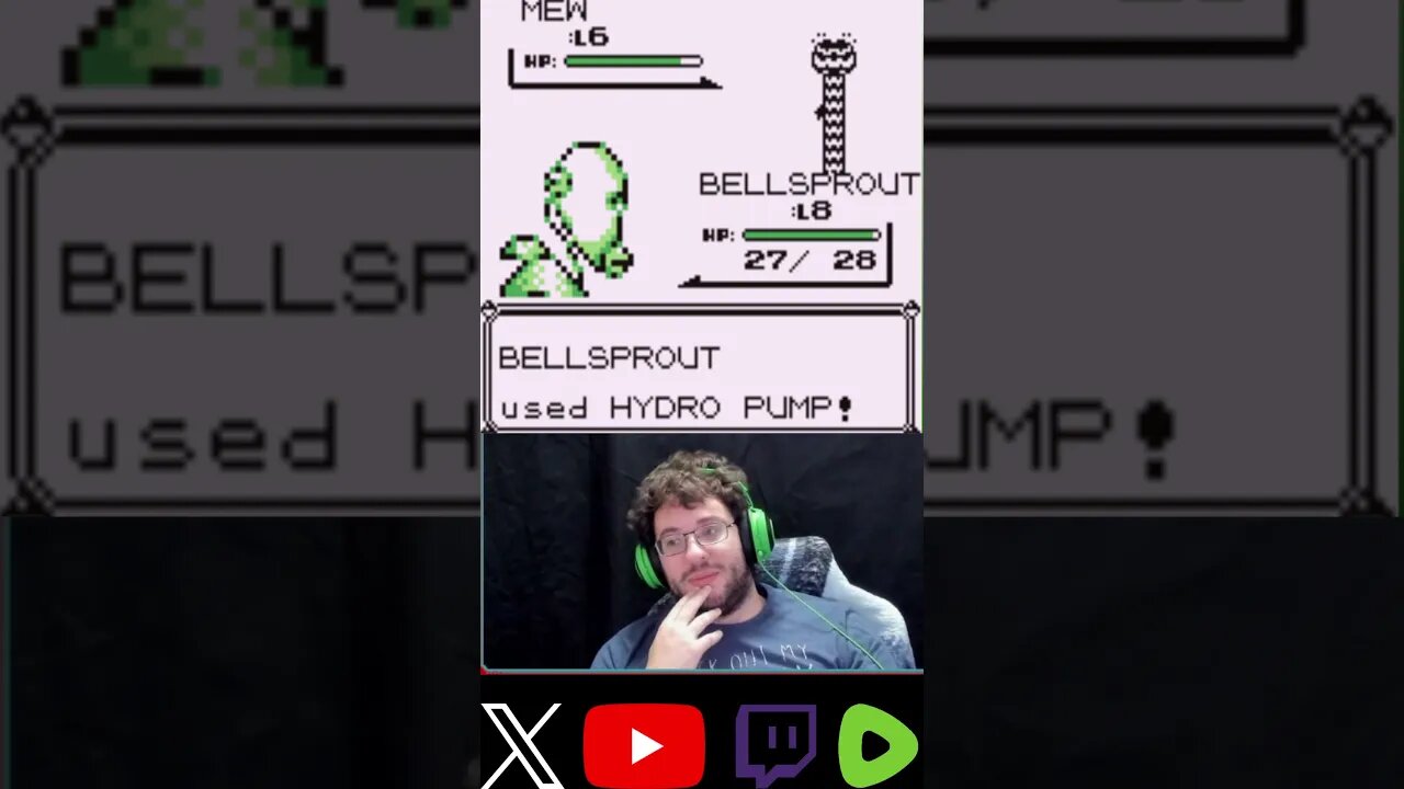 First trainer has a mew. What!#twitch #gaming #pokemon #legendary #randomizer #red#letsplay#streamer