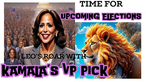 ♌️ Leo Introduces Kamala Harris & Tim Walz as The Dynamic Duo Taking on Trump! #KamalaHarris ♌️
