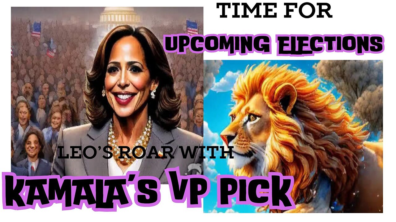 ♌️ Leo Introduces Kamala Harris & Tim Walz as The Dynamic Duo Taking on Trump! #KamalaHarris ♌️