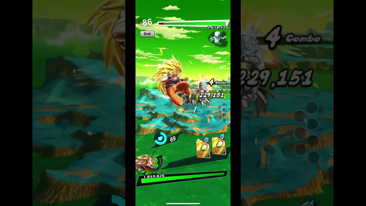 Legends Limited Super Saiyan 3 Goku Gameplay - Dragon Ball Legends