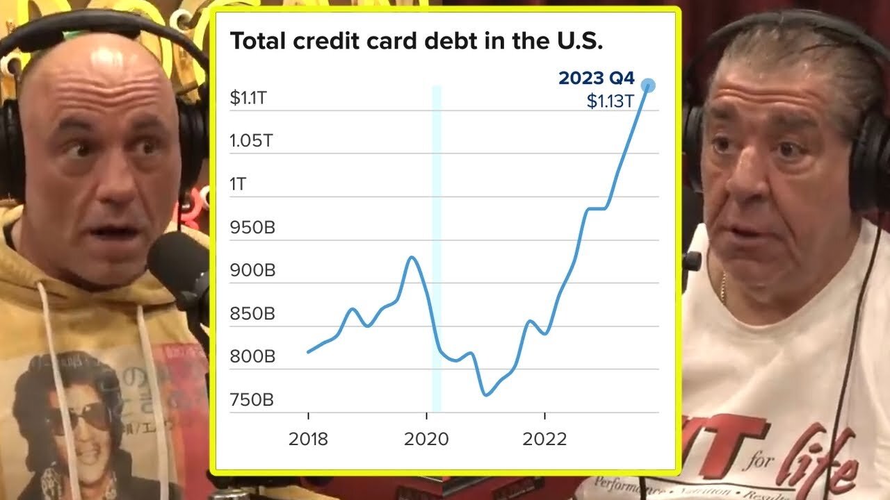 American Credit Card Debt Is At 1.3 Trillion | Joe Rogan & Joey Diaz