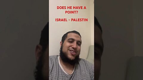 Does he have a point? No civilians in Israel? #religion #allah #gaza #palestine #israel