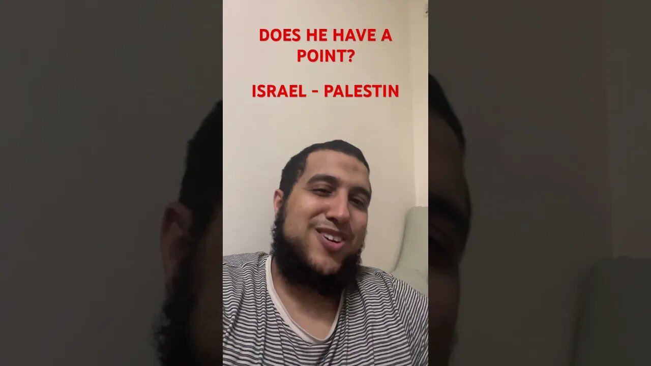 Does he have a point? No civilians in Israel? #religion #allah #gaza #palestine #israel