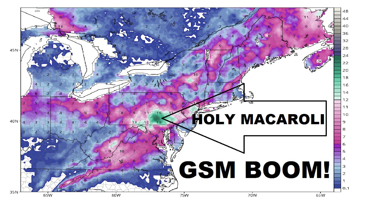 Major Snow Expected From Colorado To Maine - Snow Records Will Fall In PA - Full Moon - Pine Mounds