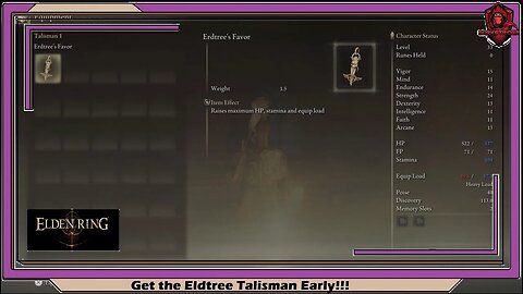 Elden Ring- Get the Eldtree Talisman Early!!!