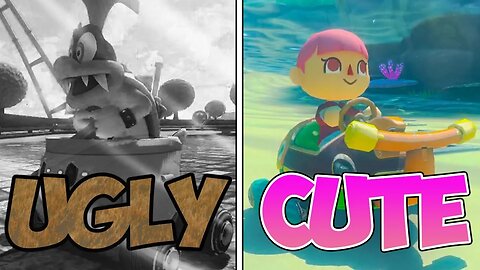 CUTEST vs UGLIEST Character Combo Mario Kart 8 Deluxe