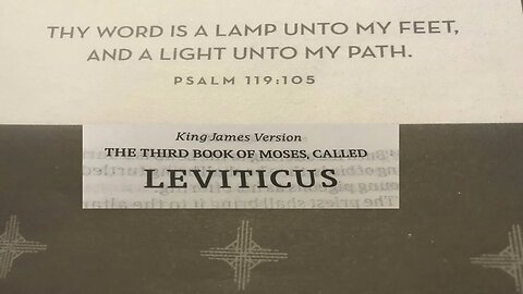 King James Version (KJV) Audio Holy Bible - Old Testament - Leviticus - Chapter 24