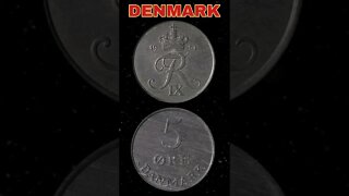 Denmark 5 Ore 1961. #shorts #coinnotesz #viral
