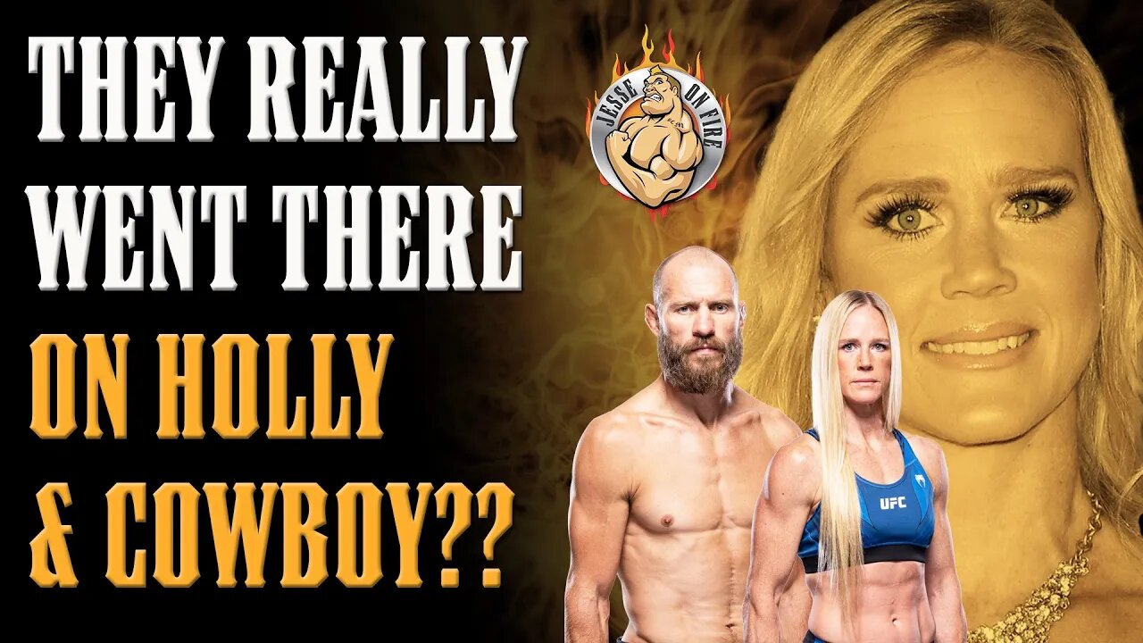 UTTERLY INSANE Attacks on Holly Holm & Cowboy!! JOF NUKES EVERYONE