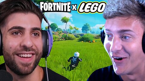 Ninja & SypherPK Play The NEW Lego Survival Mode In Fortnite!