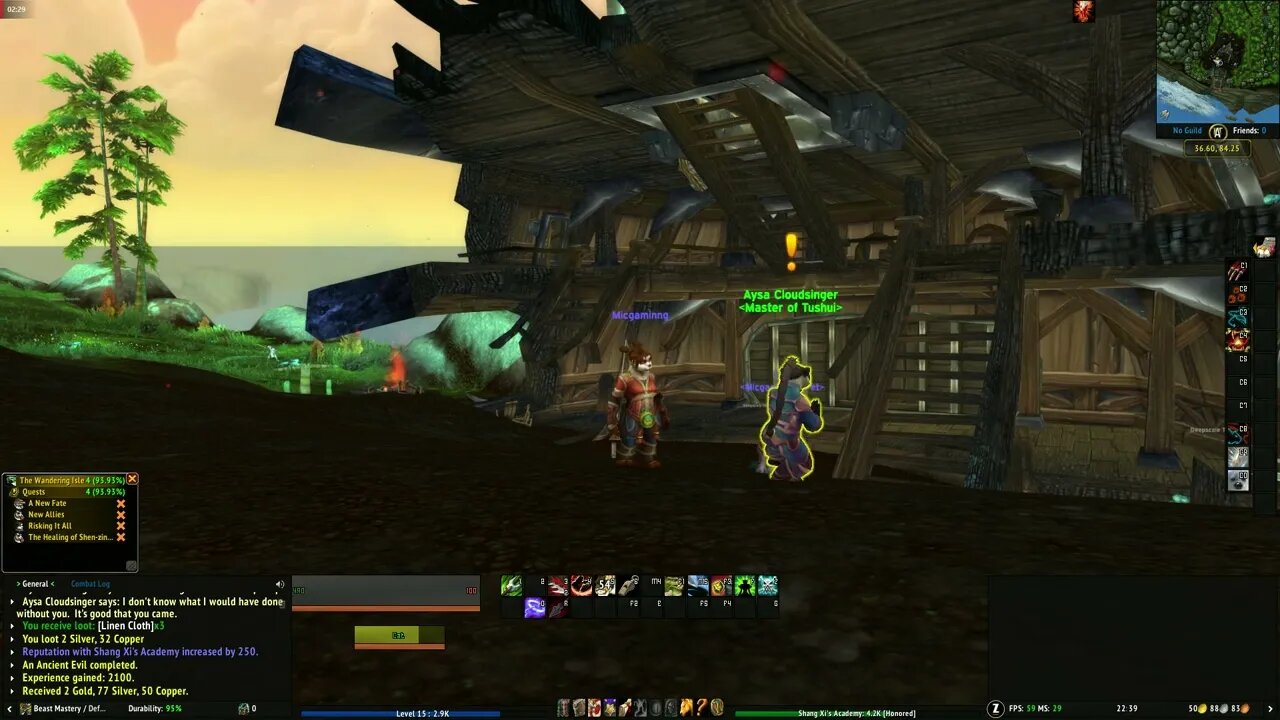 An Ancient Evil World of Warcraft Mists of Pandaria