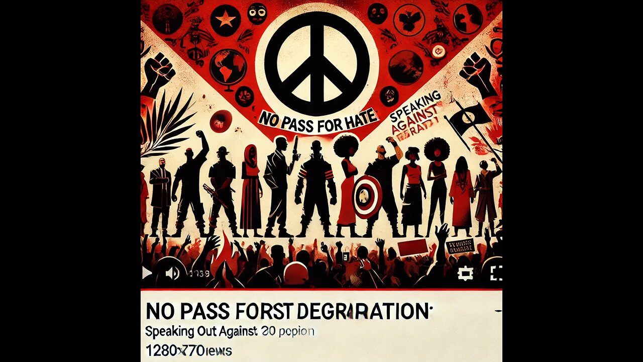 No Pass for Hate: Speaking Out Against Degradation✊