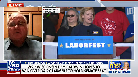Wisconsin Dem Tammy Baldwin Called Out For 'Extremely Unappealing' Plea For Dairy Farmer Support