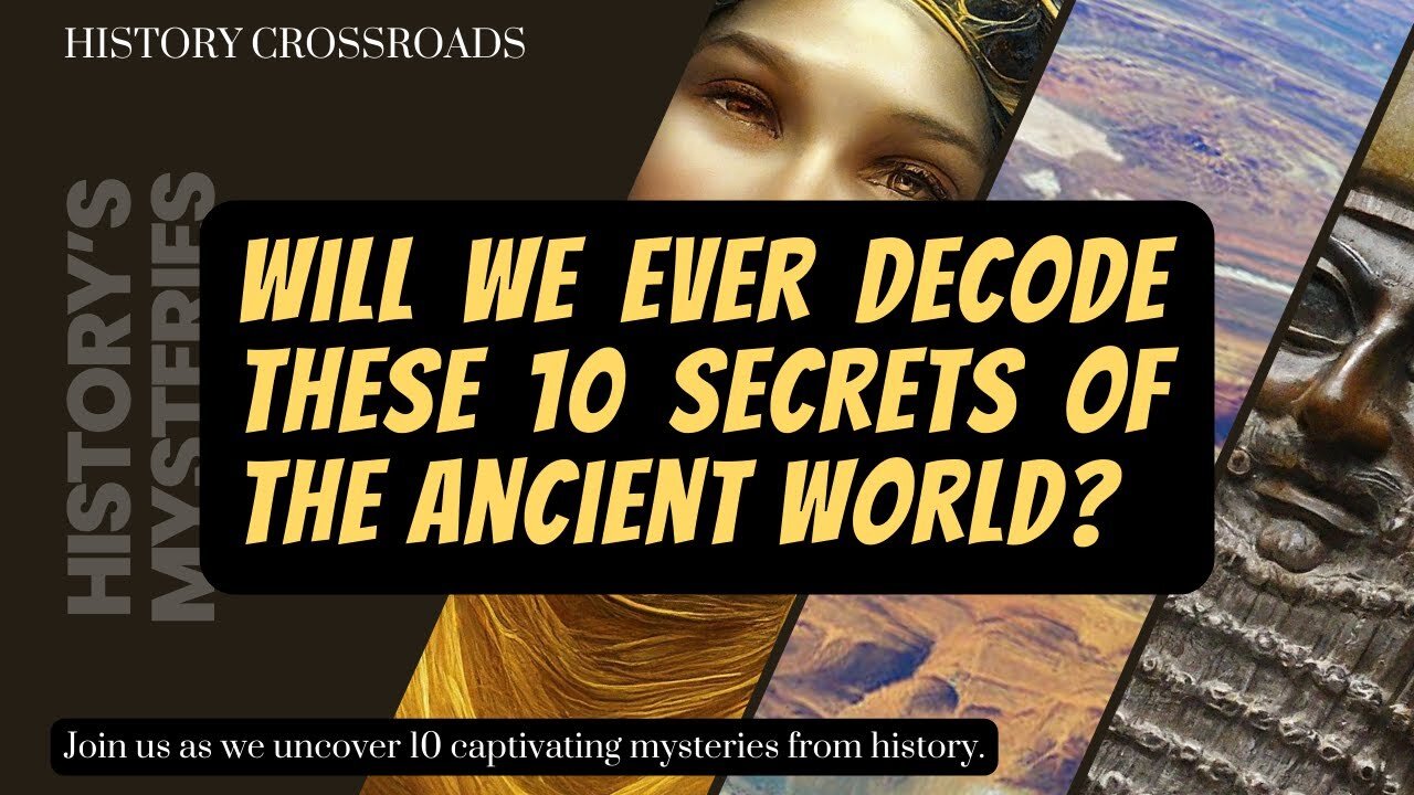 Will We Ever Decode these 10 Secrets of the Ancient World? @HistoryCrossroads