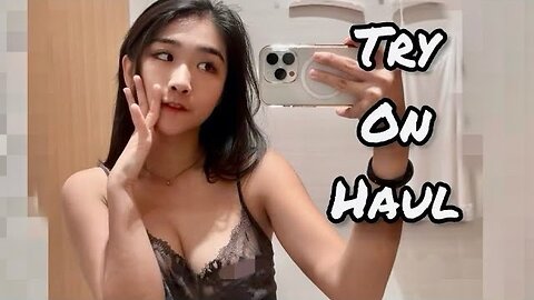 [4K]Try on haul in zimmerli of Switzerland with bunnybrownie