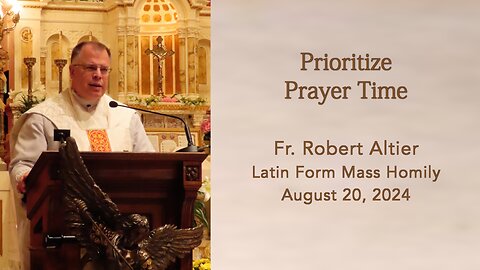 Prioritize Prayer Time