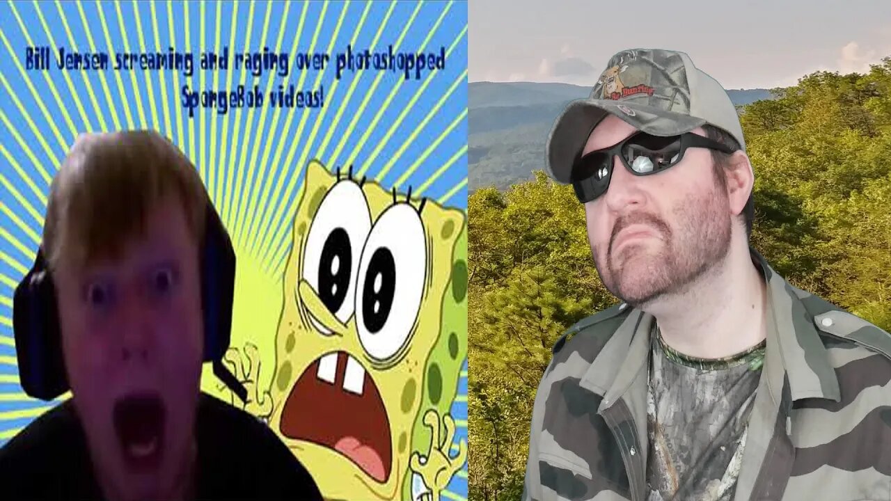 Bill Jensen Screaming And Raging Over Photoshopped SpongeBob Videos - Part 1 - FC - Reaction! (BBT)