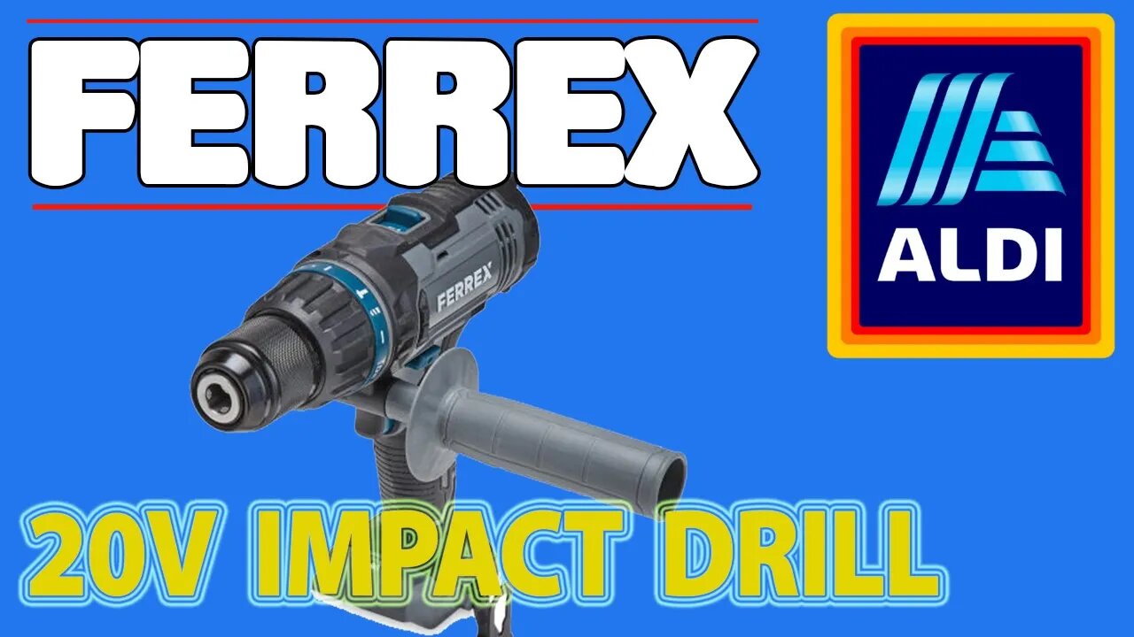 Ferrex 20v impact drill unboxing and review
