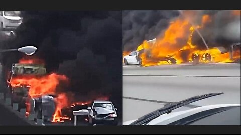 DISASTERS ON THE HIGHWAY CAUGHT ON CAMERA #112