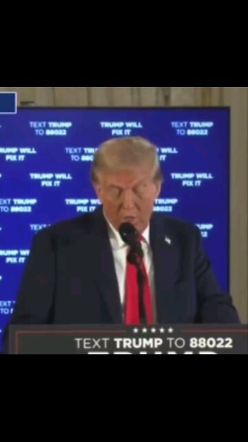 Trump at Mar-a-Lago Press Conference : "Where are the missing children Kamala?"