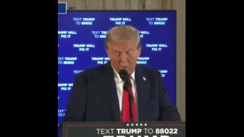Trump at Mar-a-Lago Press Conference : "Where are the missing children Kamala?"