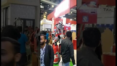 Robot at exhibition#hindi #delhi prominance exhibition#new
