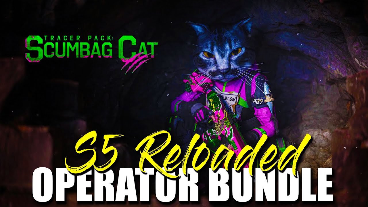 Scumbag Cat Tracer Pack Operator Bundle Showcase in MW3