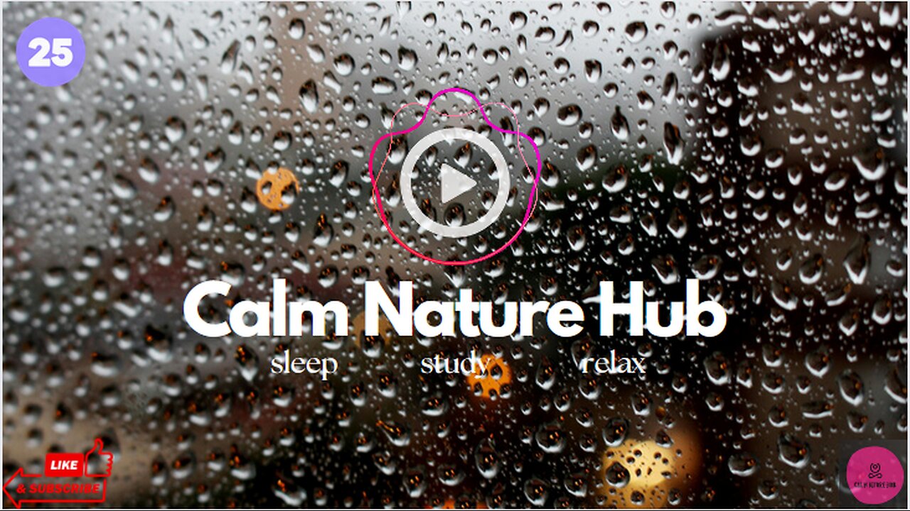 3 Hours of #soothing #rainsounds | Relaxing Rain for Deep Sleep and #meditation | 25