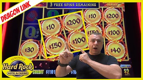 💥All NEW Dragon Link High Limit Hardrock Tampa💥