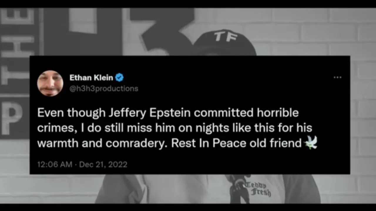 Ethan Kline misses his good Pal Jeffrey Epstein #h3h3