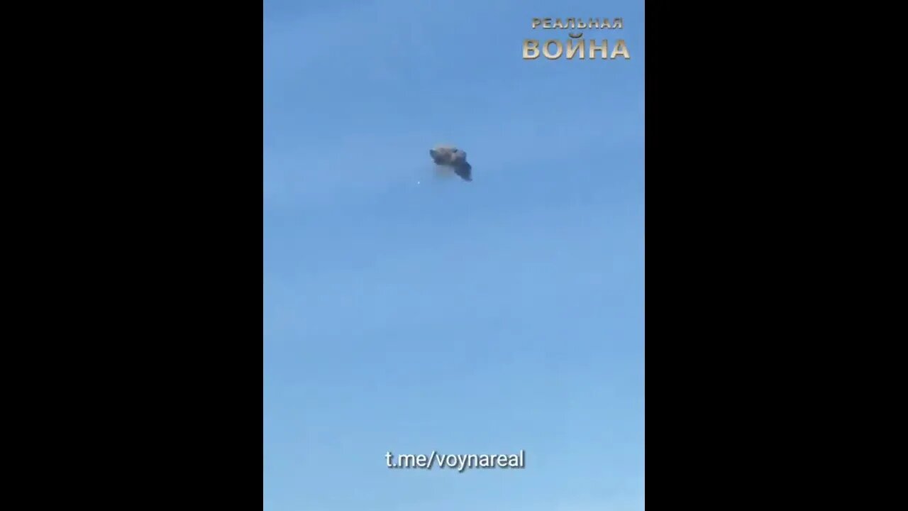 Ukraine AA Missile shoots down possible drone?