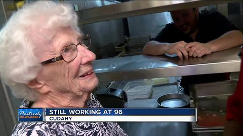 96-year-old Cudahy woman still working