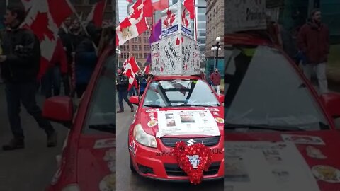 Spotted The Freedom Car From Ottawa In Toronto #shorts