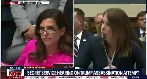Rep. Mace directly said to Secret Service director Kimberly Cheatle, "You're full of shit today!"