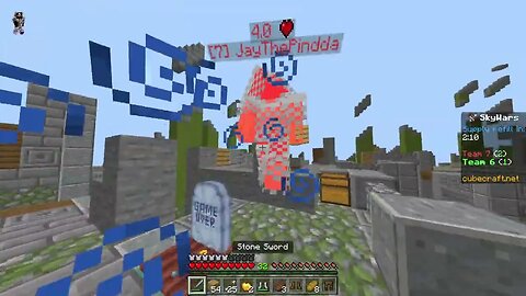 Soloing Noobs in Duo Skywars Cubecraft