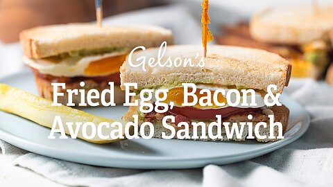 Fried Egg, Bacon & Avocado Sandwich