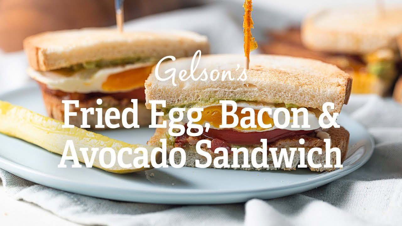 Fried Egg, Bacon & Avocado Sandwich