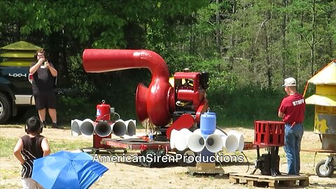 Gas powered Air Raid Siren