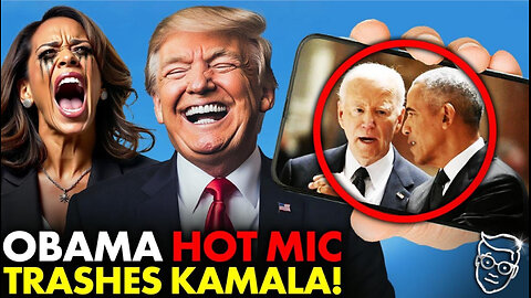 Obama CAUGHT on Hot-Mic TRASHING Kamala with Biden
