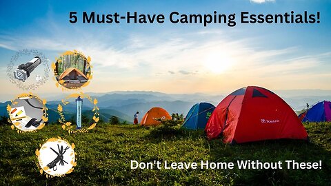 Five useful travel and camping items