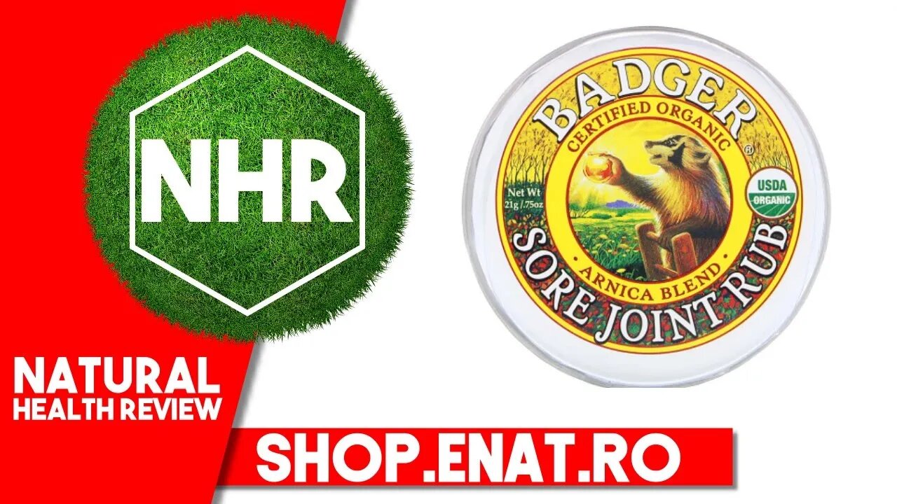 Badger Company, Organic, Sore Joint Rub, Arnica Blend, .75 oz (21 g)