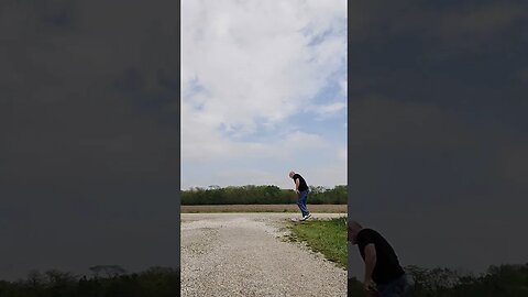 Track and Field Discus Throw practice