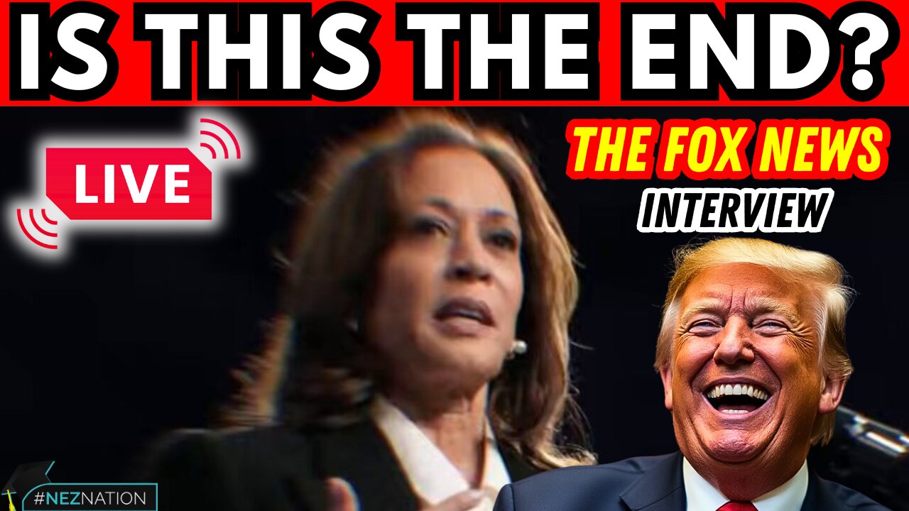 🚨LIVE! Kamala Harris Fox News Interview WATCH PARTY!