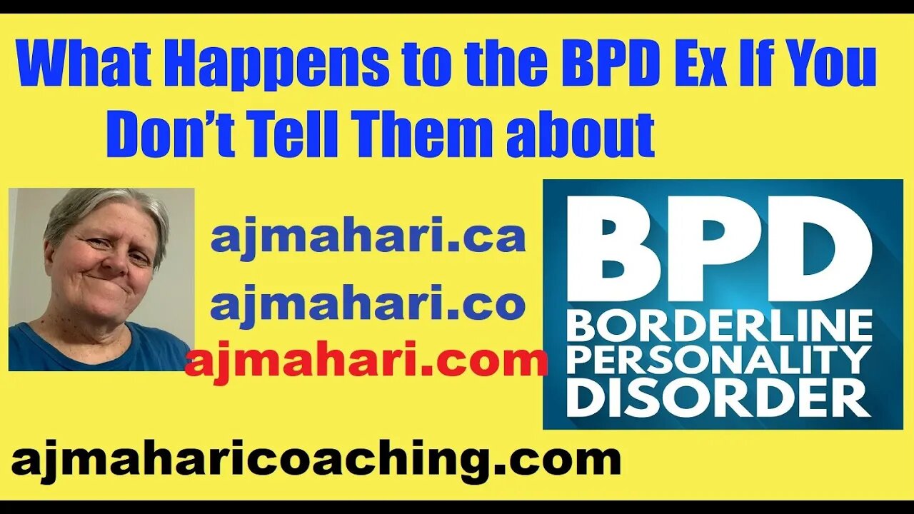 Borderline Personality Ex's | What Happens To BPD Ex If You Do or Don’t Tell them?