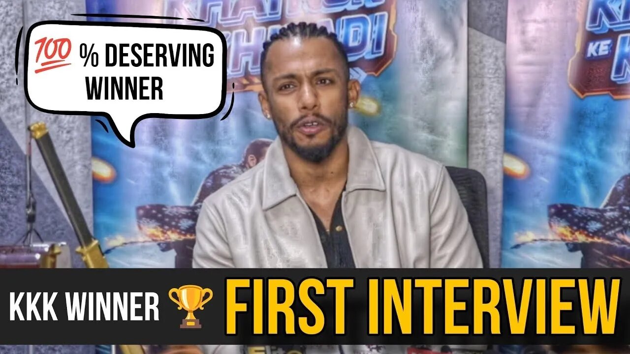 Khatron Ke Khiladi 13 Winner 🏆 Dino James First Interview After Winning #kkk13 Trophy 🏆